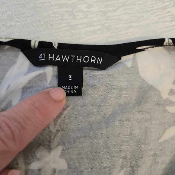 41 Hawthorne wrap tropical dress sz small nwot Stitch Fix Resort Wear Vacation - Picture 3 of 6